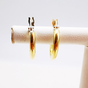 Créoles Or Jaune 750 - 18 carats Petit Modèle