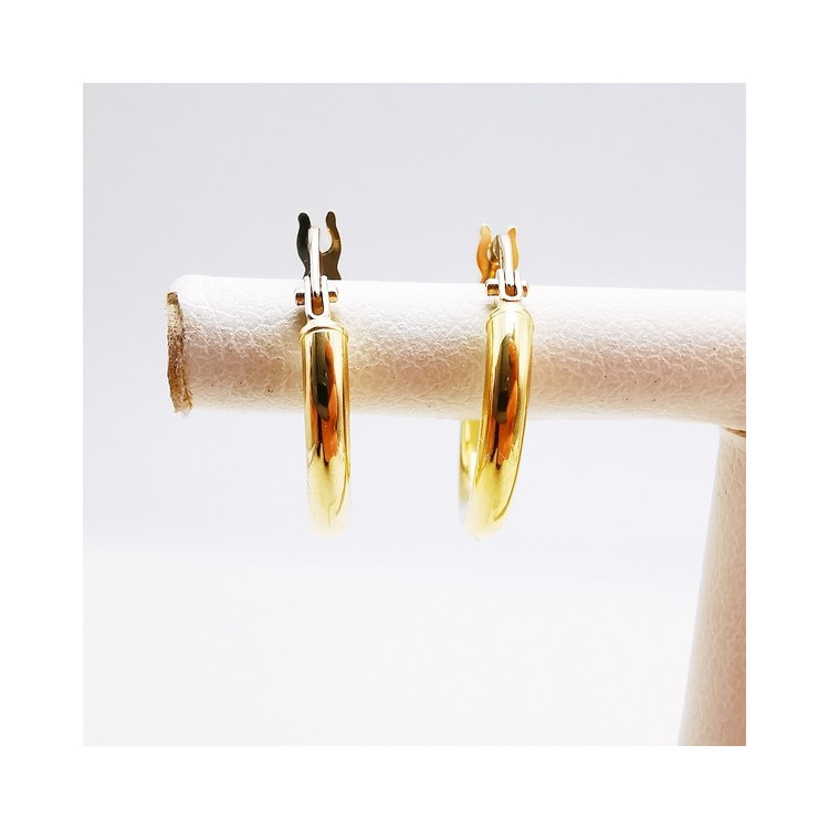 Créoles Or Jaune 750 - 18 carats Petit Modèle