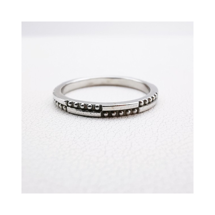 Alliance "Guinguette" Or Blanc 750 - 18 carats
