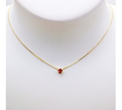 Collier "Origine" Rubis Or Jaune 750 - 18 carats