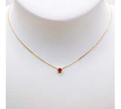 Collier Rubis Or Jaune 750 - 18 carats