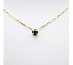 Collier "Origine" Saphir Or Jaune 750 - 18 carats