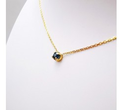 Collier Saphir Or Jaune 750 - 18 carats