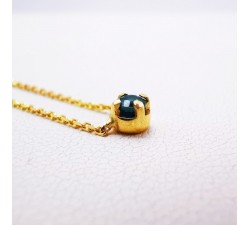 Collier Saphir Or Jaune 750 - 18 carats