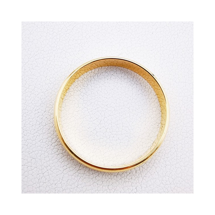 Alliance Rivoli 4 mm Or Jaune 750 - 18 carats Demi Jonc