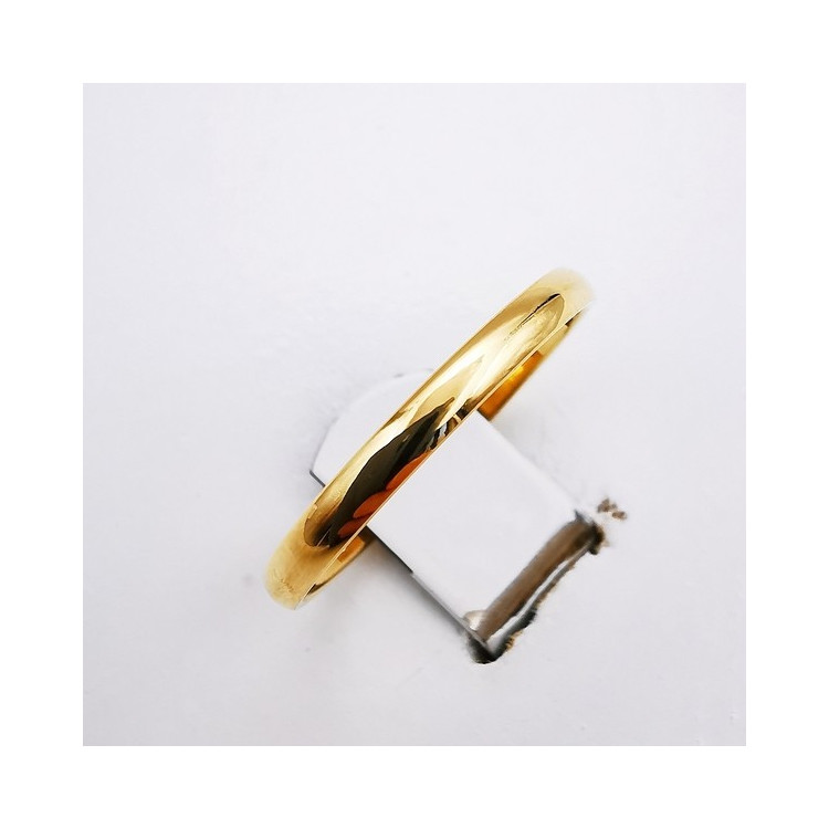 Alliance Rivoli 2 mm Or Jaune 750 - 18 carats Demi Jonc