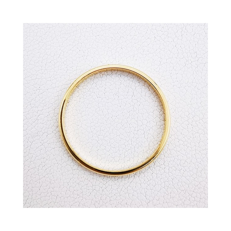 Alliance Rivoli 2 mm Or Jaune 750 - 18 carats Demi Jonc
