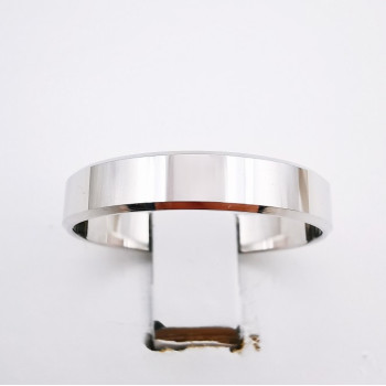 Alliance Tuileries 4 mm Or blanc 750  - 18 carats (Ruban)