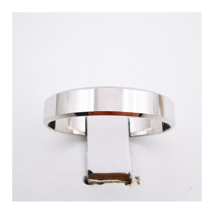Alliance Tuileries 4 mm Or blanc 750  - 18 carats (Ruban)