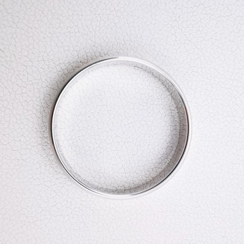 Alliance Tuileries 4 mm Or blanc 750  - 18 carats (Ruban)