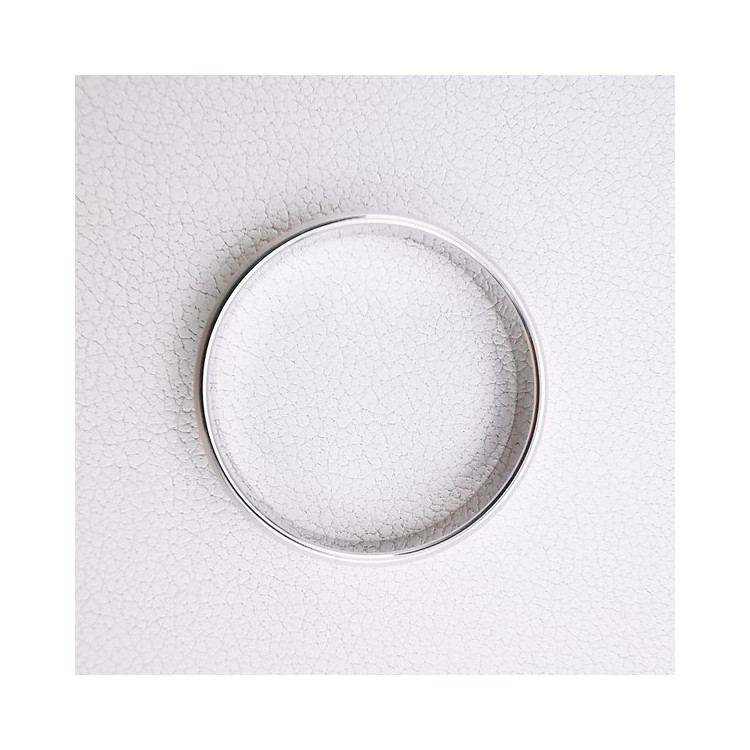 Alliance Tuileries 4 mm Or blanc 750  - 18 carats (Ruban)