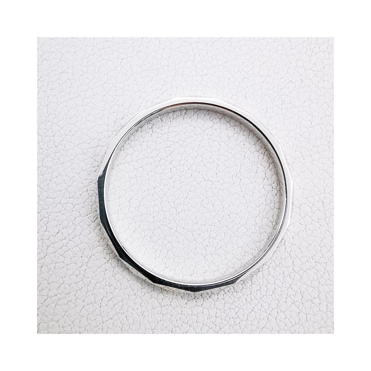 Alliance Facette Or Blanc 750 - 18 carats