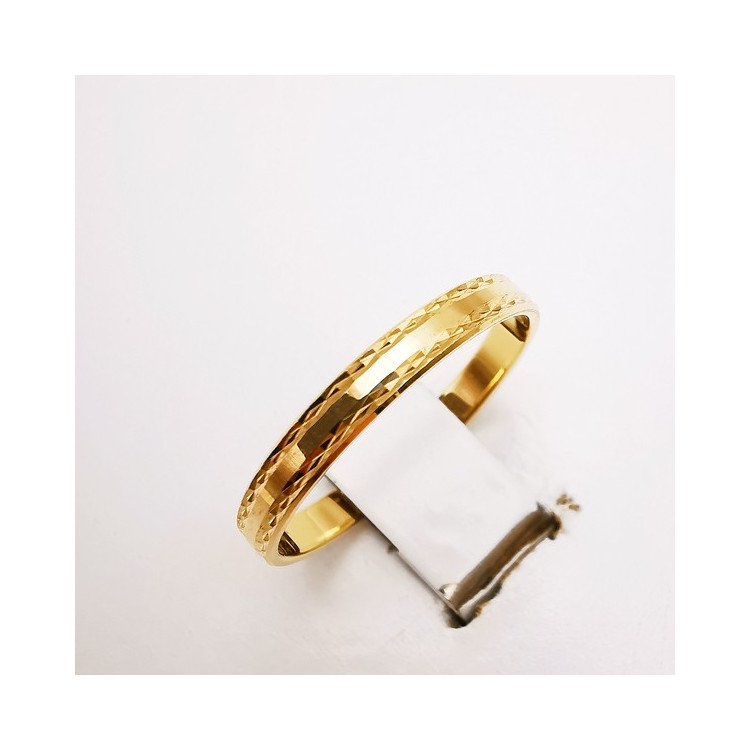 Alliance "Etincelle" Or Jaune 750 - 18 carats