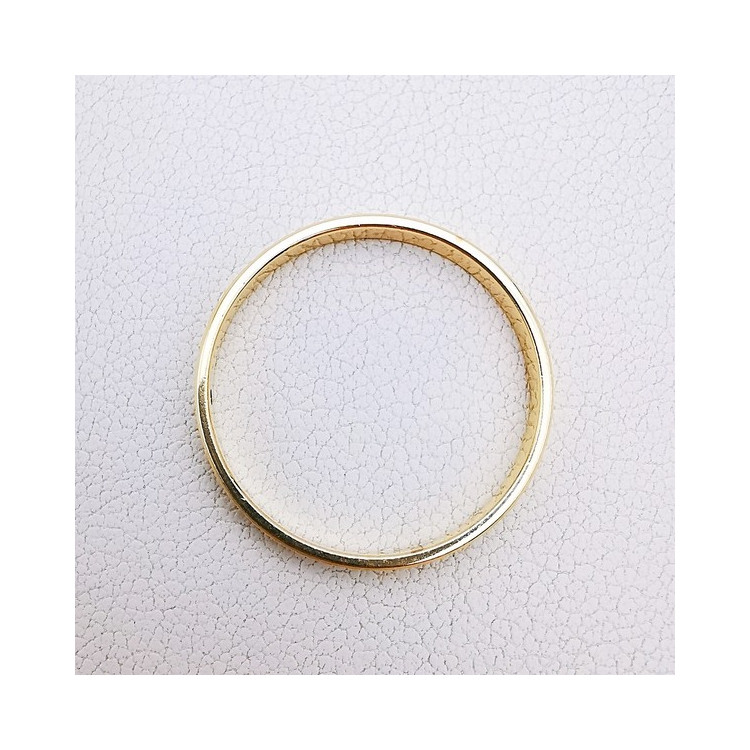 Alliance "Etincelle" Or Jaune 750 - 18 carats