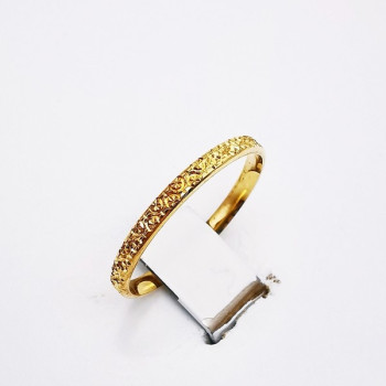 Alliance "Mila" ciselée Or Jaune 750 - 18 carats