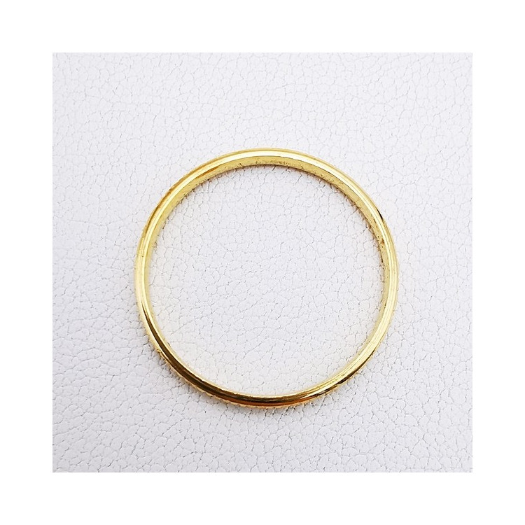 Alliance "Mila" ciselée Or Jaune 750 - 18 carats