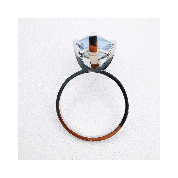 Bague Spinelle synthétique Or Blanc 750 - 18 carats (Bijou d'occasion)