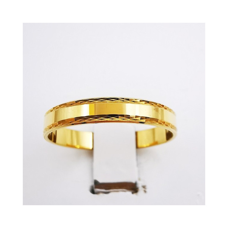Alliance "Etincelle" 3.5 mm Or Jaune 750 - 18 carats