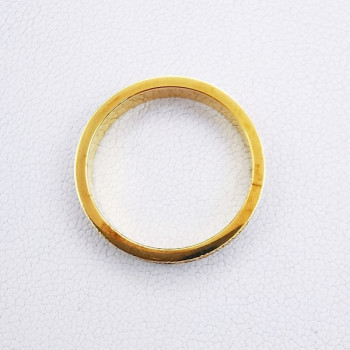 Alliance Ciselée Bicolore Or Jaune et Or Blanc 750 - 18 carats