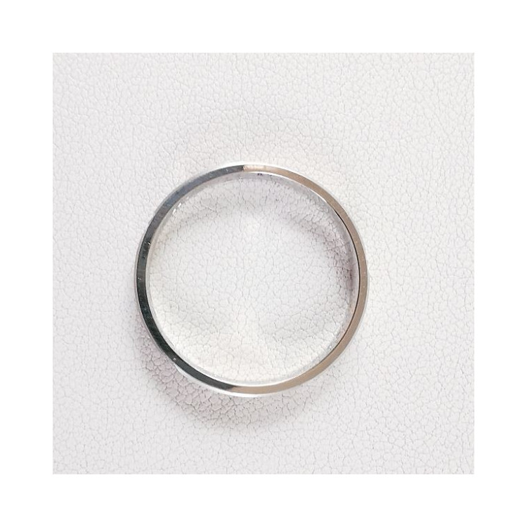 Alliance Ciselée Or Blanc 750 - 18 carats