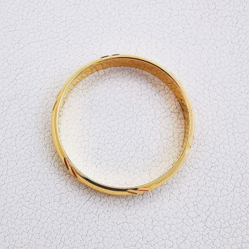 Alliance Liserés Or Jaune 750 - 18 carats