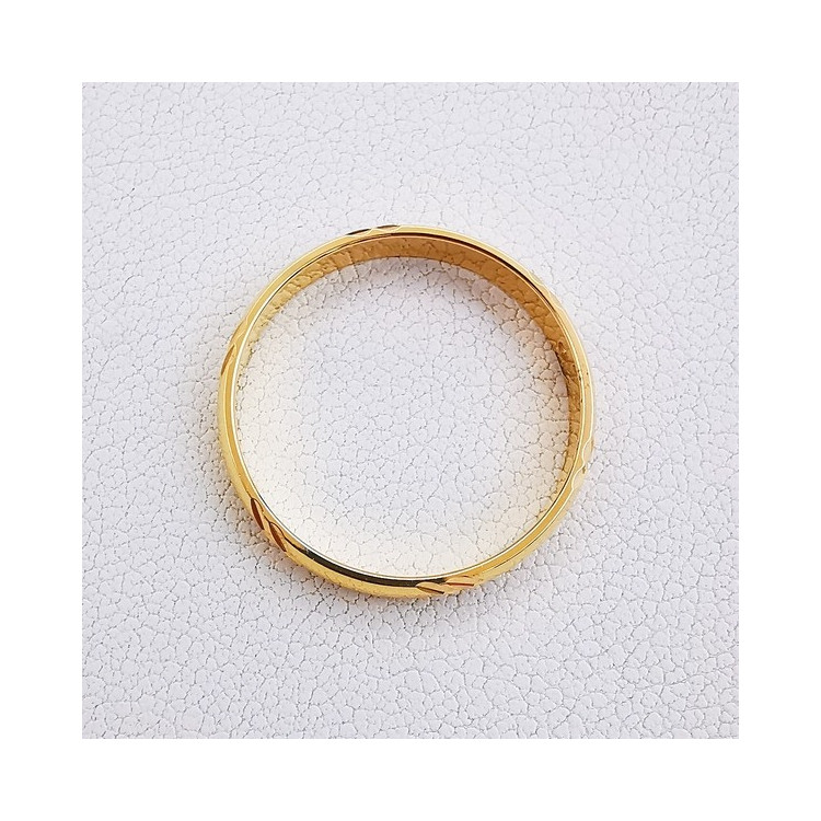 Alliance Liserés Or Jaune 750 - 18 carats