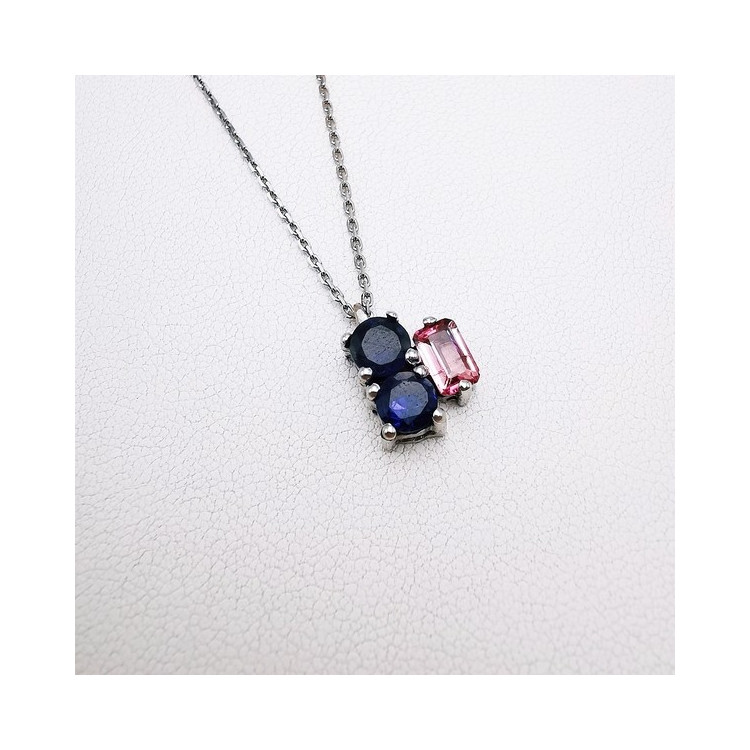 Collier "Mitaka" Or blanc 750 - 18 carats