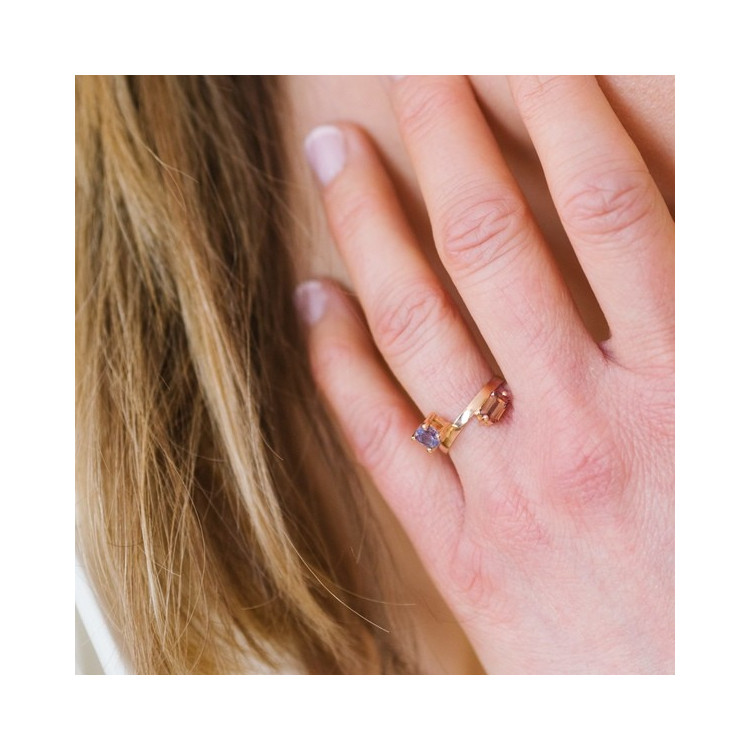 Bague "Mitaka" Or rose 750 - 18 carats