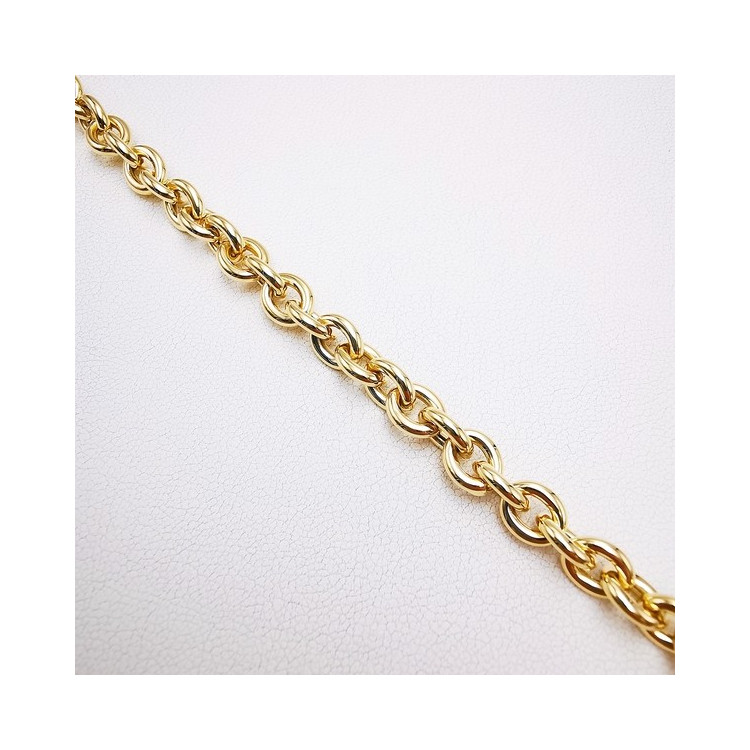 Bracelet Maille Jaseron Or Jaune 750 - 18 carats