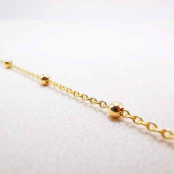 Collier Chaîne Boules Or Jaune 750 - 18 carats