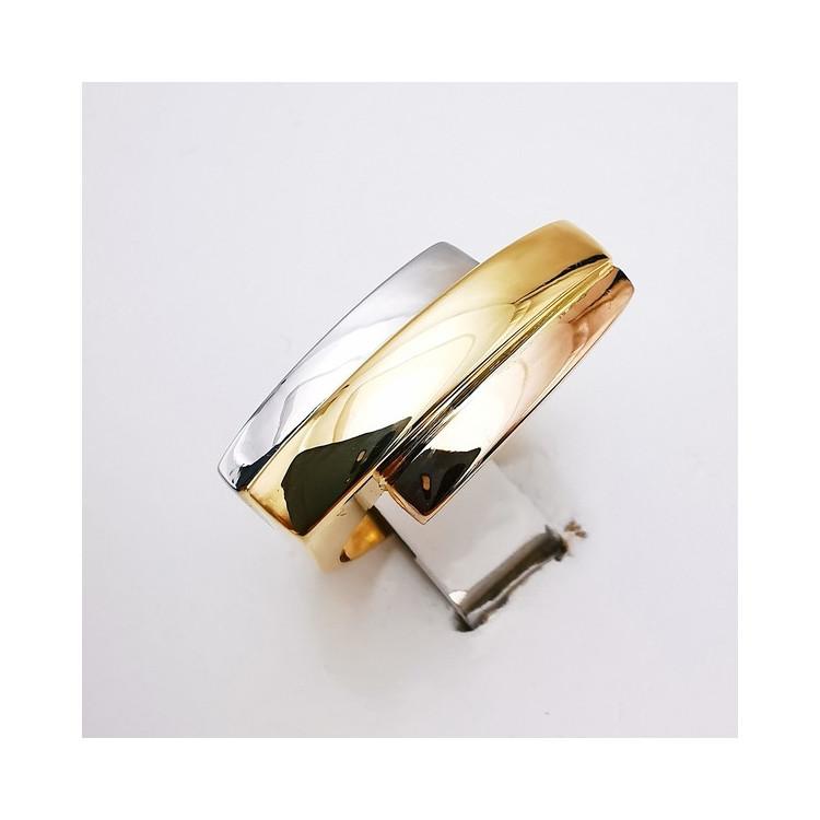 Bague Tricolore Or 750 - 18 carats