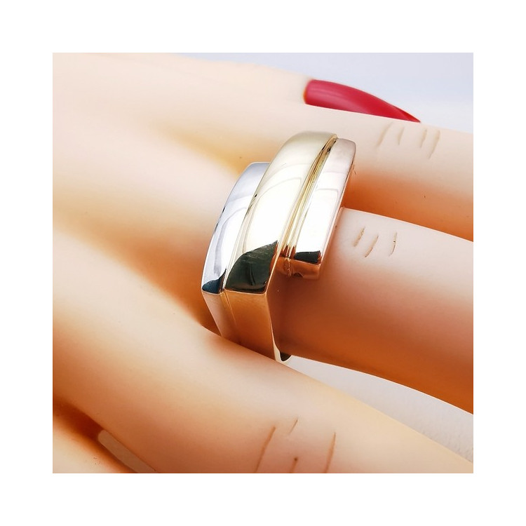 Bague Tricolore Or 750 - 18 carats