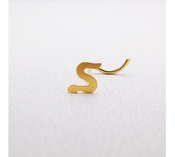 Piercing de Nez Serpent Or Jaune 750 - 18 carats