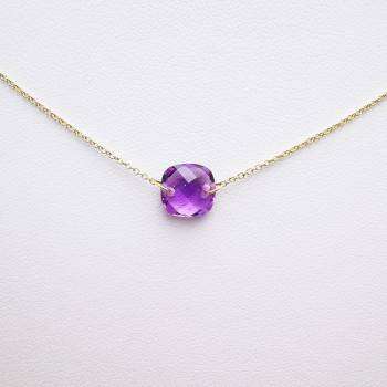 Collier Améthyste Or Jaune 750 - 18 carats