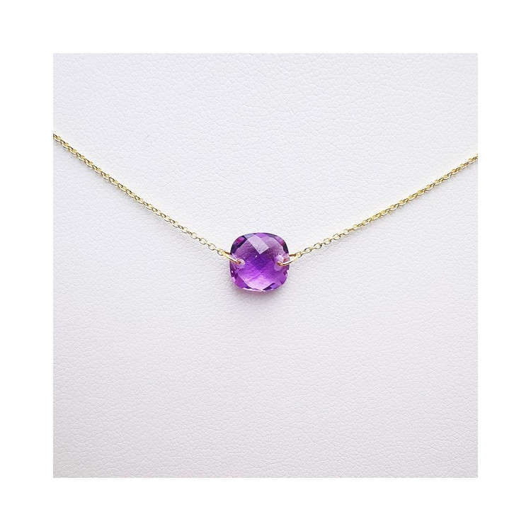Collier Améthyste Or Jaune 750 - 18 carats