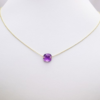 Collier Améthyste Or Jaune 750 - 18 carats