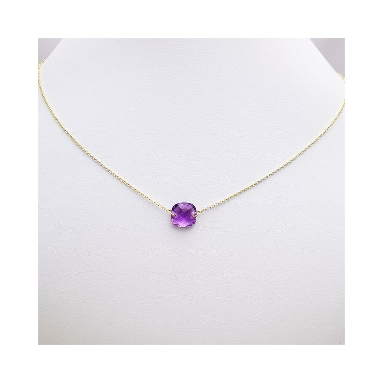 Collier Améthyste Or Jaune 750 - 18 carats