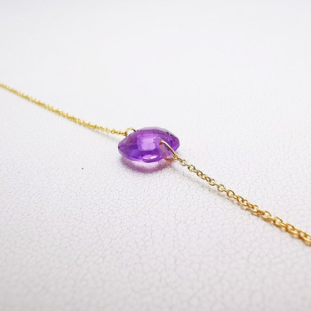 Collier Améthyste Or Jaune 750 - 18 carats
