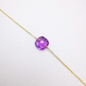 Collier Améthyste Or Jaune 750 - 18 carats