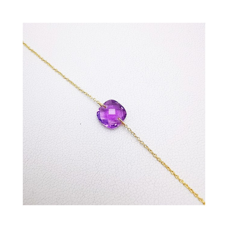 Collier Améthyste Or Jaune 750 - 18 carats