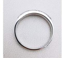 Alliance "Entre Nous Deux" Diamants Or blanc et rose 750 - 18 carats