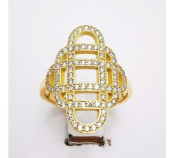 Bague "Monaco" Diamants Or Jaune 750 - 18 carats