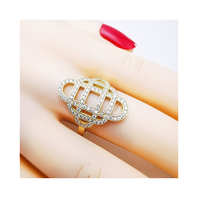 Bague "Monaco" Diamants Or Jaune 750 - 18 carats