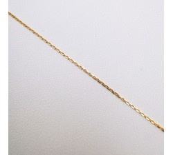 Chaîne 40 cm Or Jaune 750 - 18 carats Maille forçat 1.55 grammes