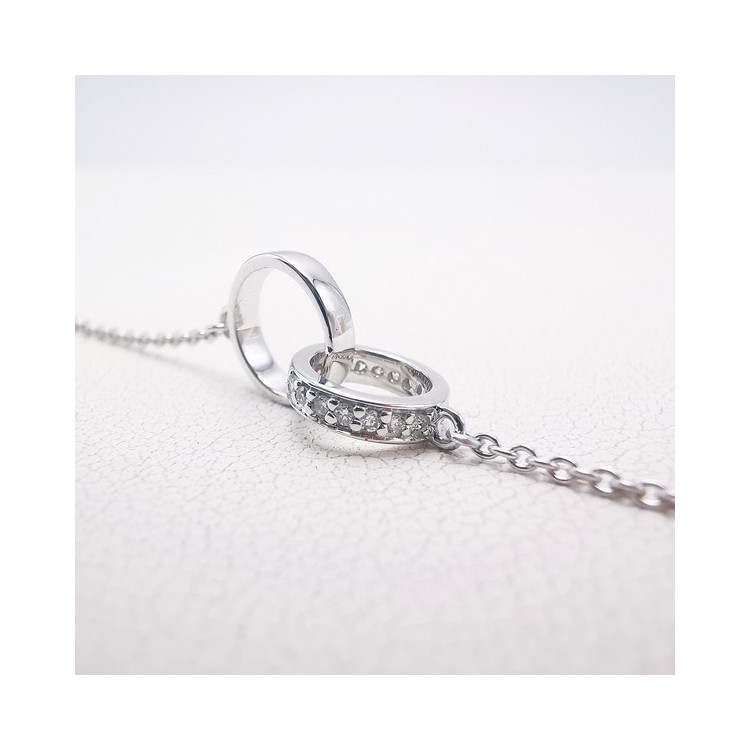 Bracelet "You and Me" Diamants Or Blanc 750 - 18 carats
