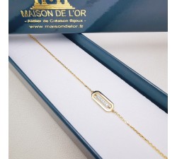 Bracelet Diamants Or Jaune 750 - 18 carats