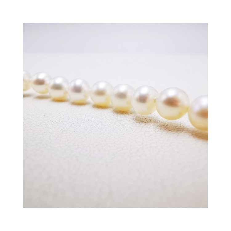 Bracelet de Perles de Culture d'Eau Douce Or Jaune 750 - 18 carats