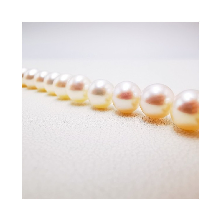 Bracelet de Perles de Culture d'Eau Douce Or Jaune 750 - 18 carats