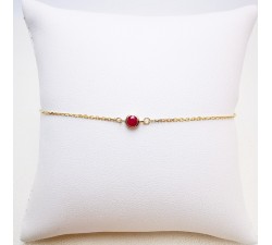 Bracelet Rubis Or Jaune 750 - 18 carats