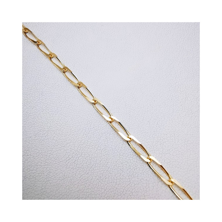 Bracelet Maille Cheval 3 mm Or Jaune 750 - 18 carats